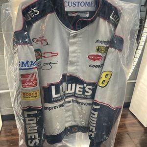 REAL VINTAGE AUTHENTIC MENS LOWES RACING JACKET SIZE XXL CHASE AUTHENTICS